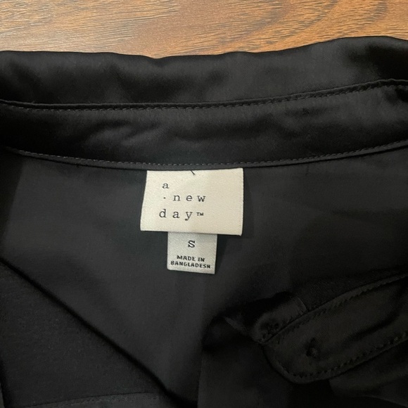 A New Day Silk Button Blouse Size S - Picture 2 of 4